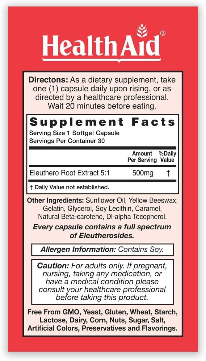 HEALTHAID Sibergin 30 Softgel Caps