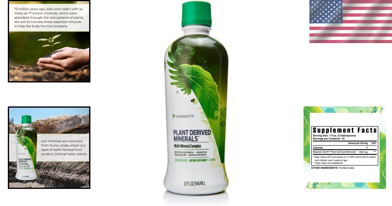 Colloidal Liquid Minerals – Plant-Based Formula with 77+ Trace Minerals, 32 Oz
