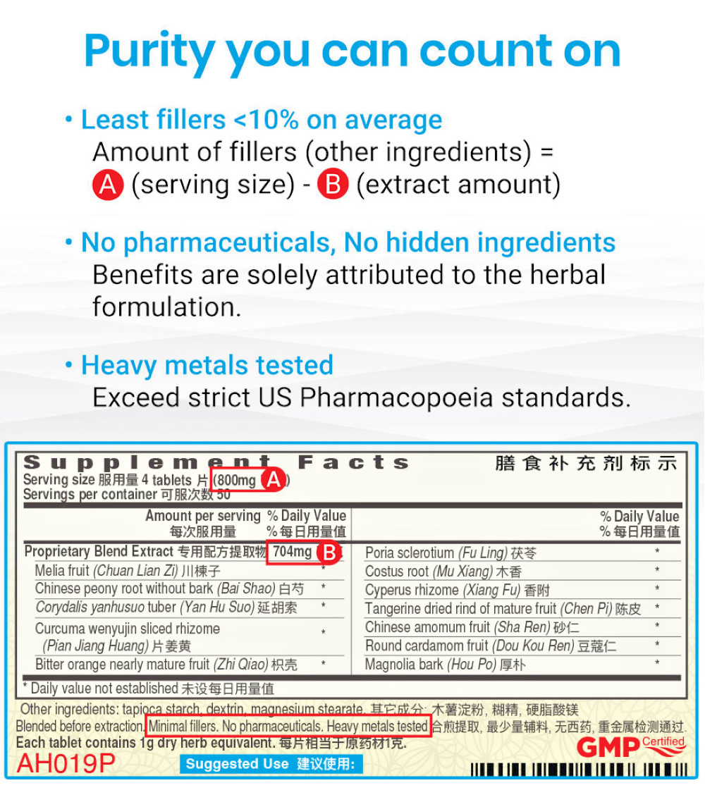 ActiveHerb LiverSoothe Shu Gan Pian 200 Tablets