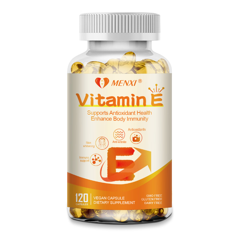Vitamin E Oil 120 Capsules – Boost Hair, Skin,Nail & Face Health Naturally MENXI