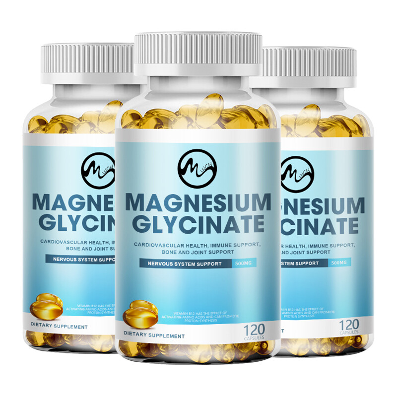 3Pack Magnesium Glycinate High Absorption,Improved Sleep,Stress & Anxiety Relief