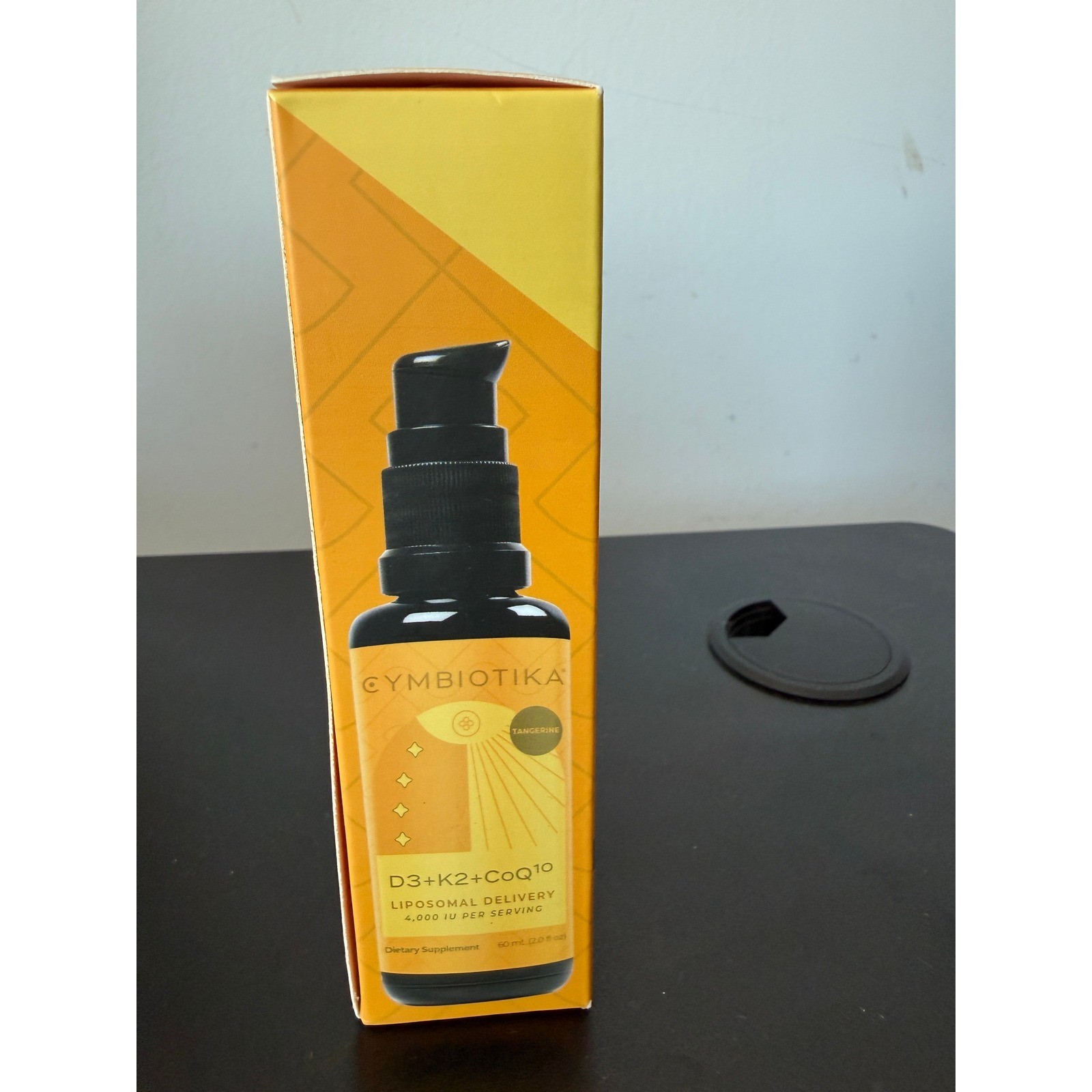 Cymbiotika Liposomal D3 K2 CoQ10 Tangerine 60ml 2oz New Sealed
