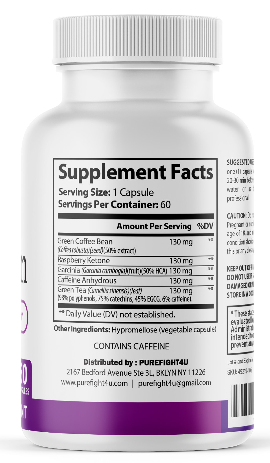 Zentralism Capsules, Weight Management Support Supplement – 2 Bottles