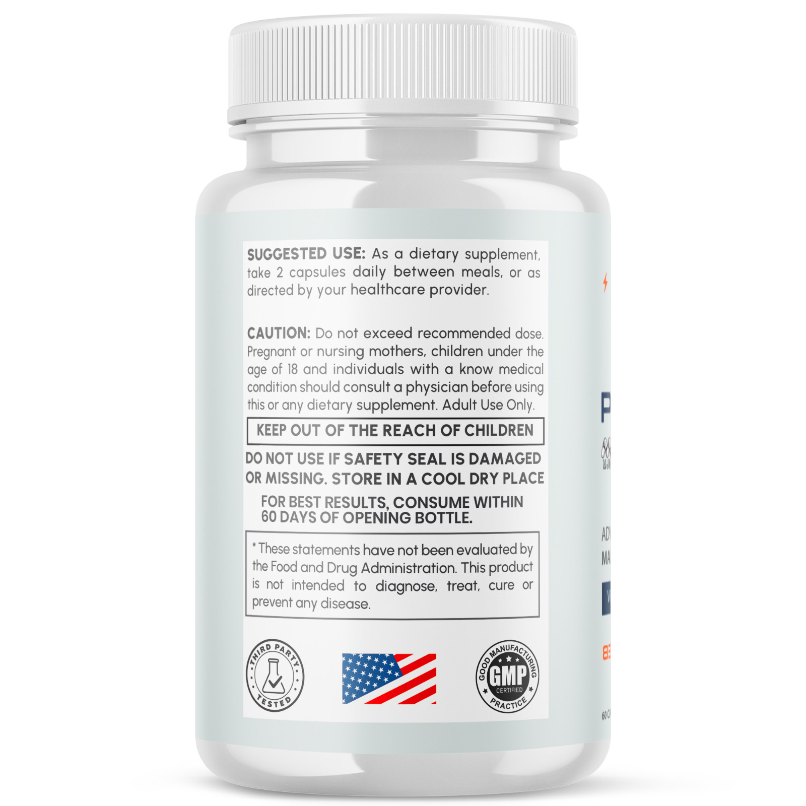 (3 Pack) Primal Unit XL Advanced Male Health Support PrimalUnitXL 180 Capsules