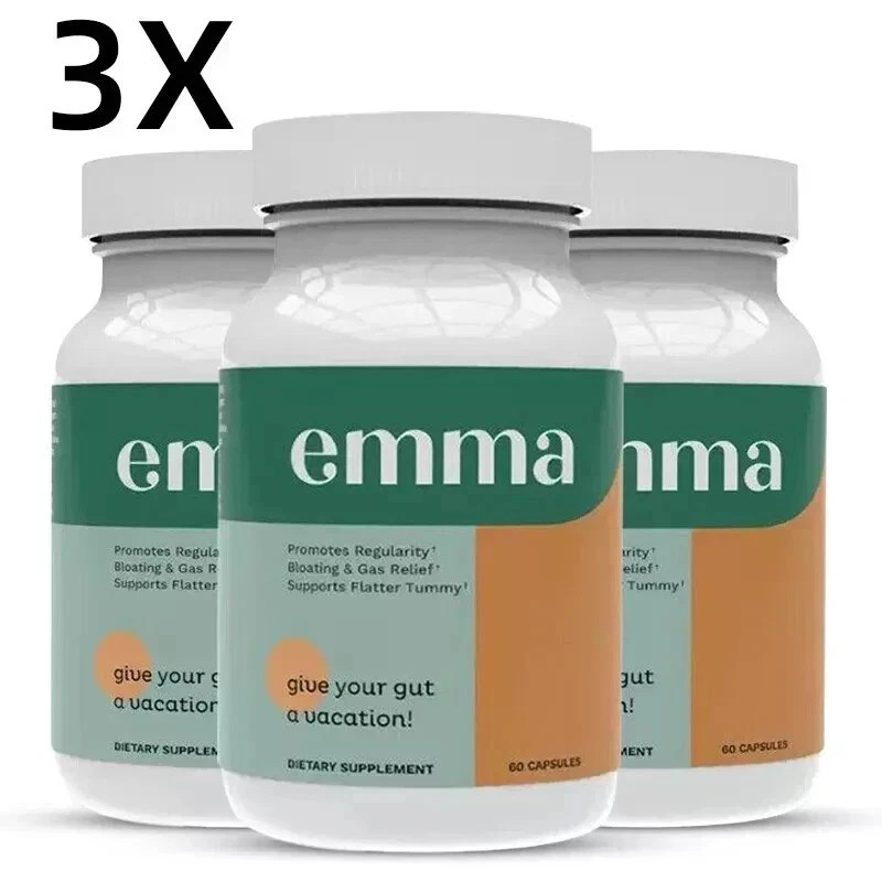 3 Capsules PC To Emma nutritional supplement KONSCIENS Gut Relief KETO Bloating