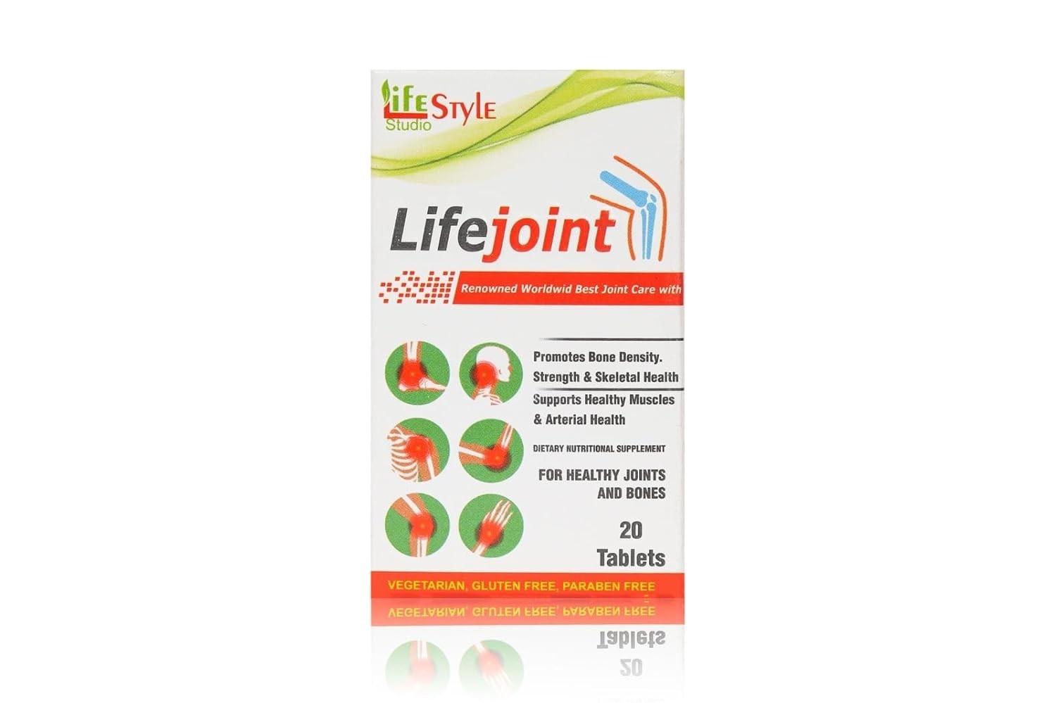 Lifestyle Stu.dio LifeJoint Joint Care 20 Veg Tablets