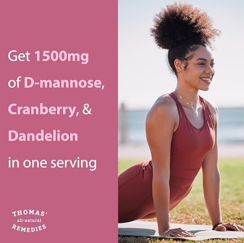 Toms Remedies D-mannose 1200mg – Urinary Tract Flush -Cranberry & Dandelion |…