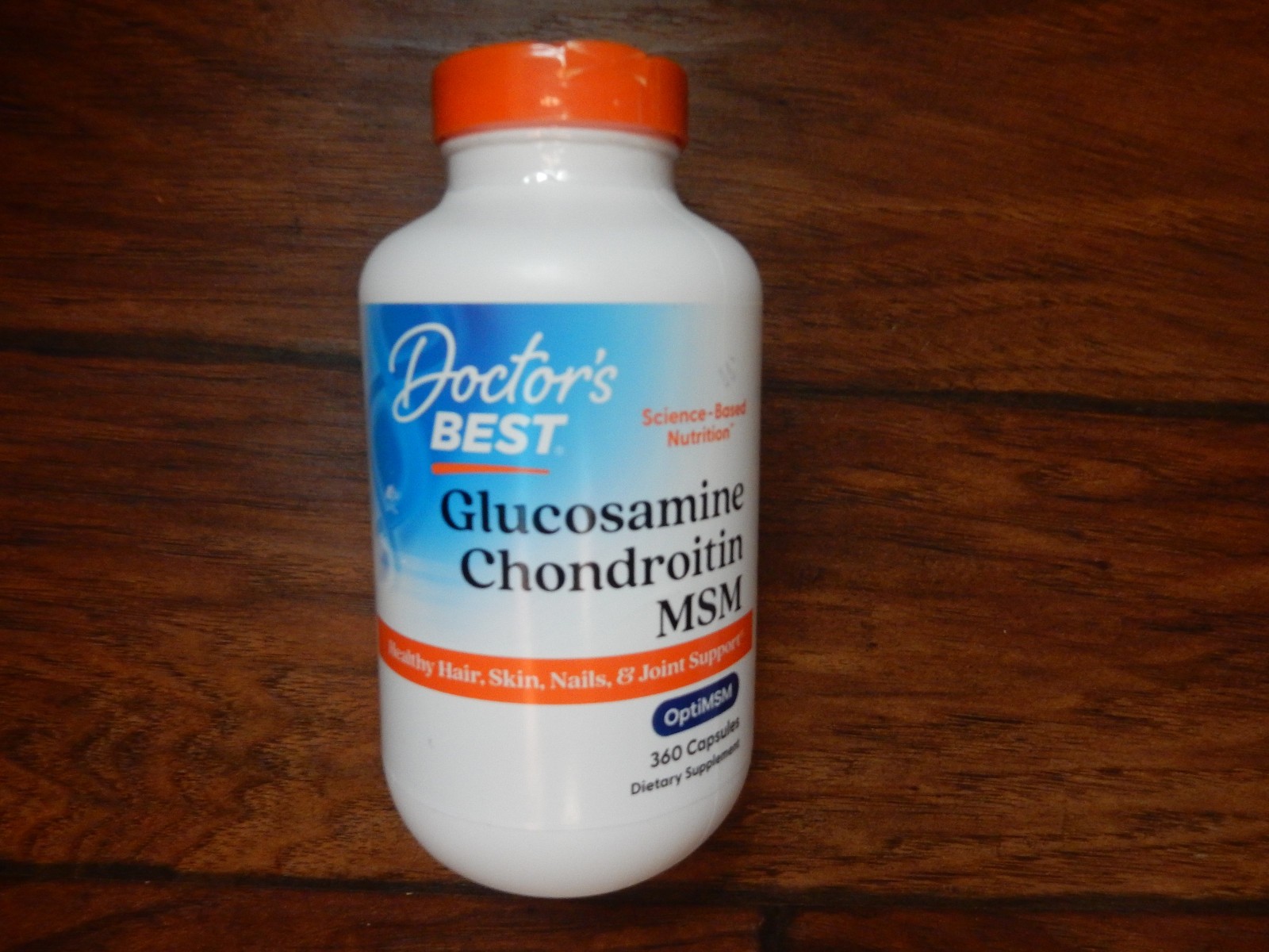 Doctor’s Best Glucosamine Chondroitin Msm with Optimsm 360 Caps Free Shipping