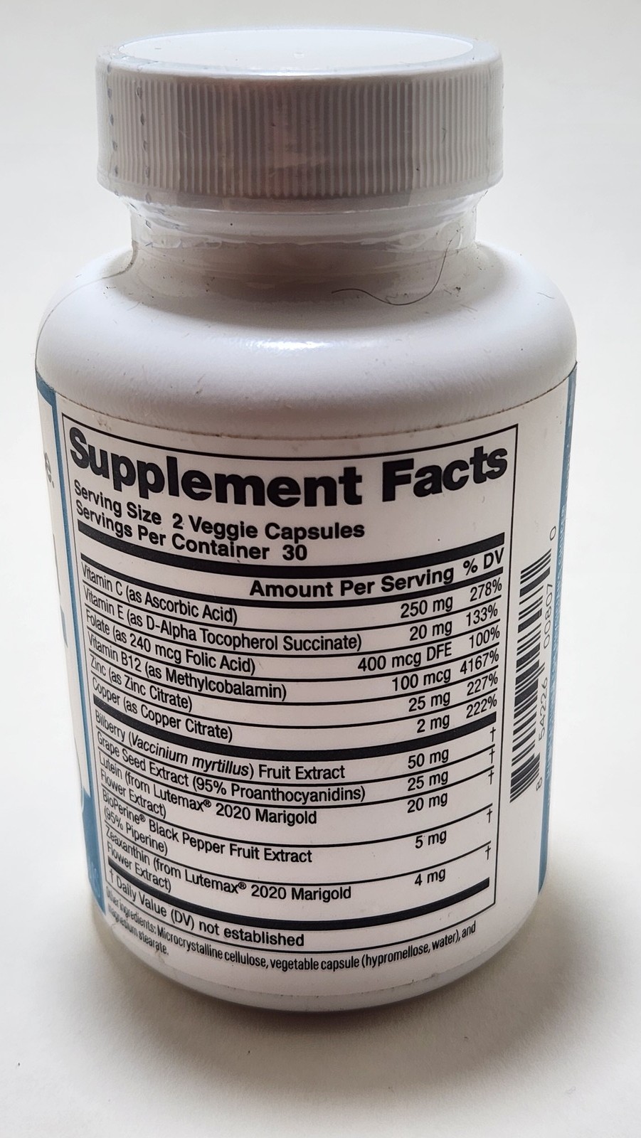 Physician’s Choice Eye Health Supplement 60 Capsules Lutemax
