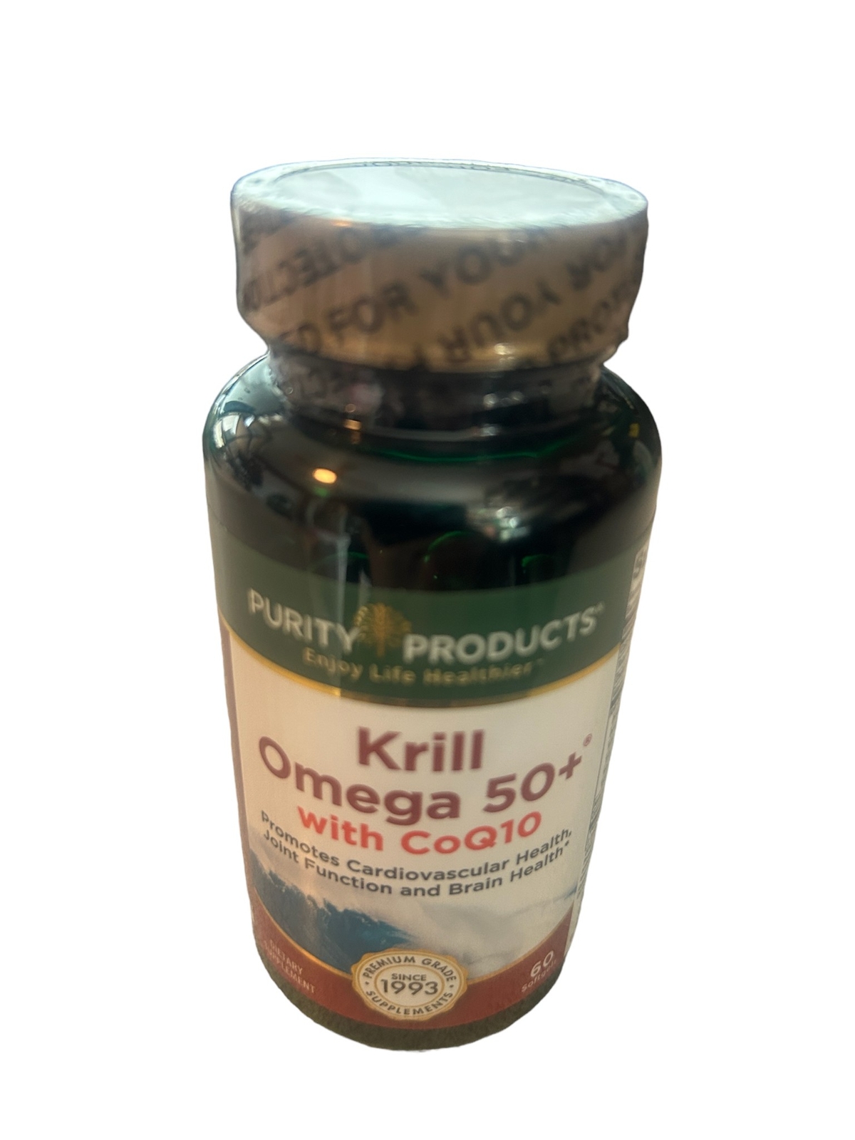 Purity Products Krill Omega 50+ with CoQ10 60 Dietary Softgels Brand New