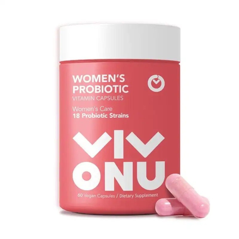 Womens Probiotic Capsules Feminine Health pH Balance Immune Support 60ct