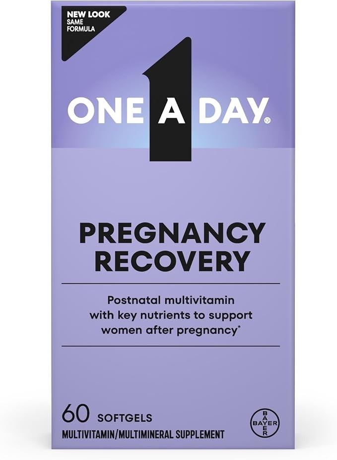 One A Day Pregnancy Recovery Postnatal Multivitamin 60 Soft gels Exp 01/2027