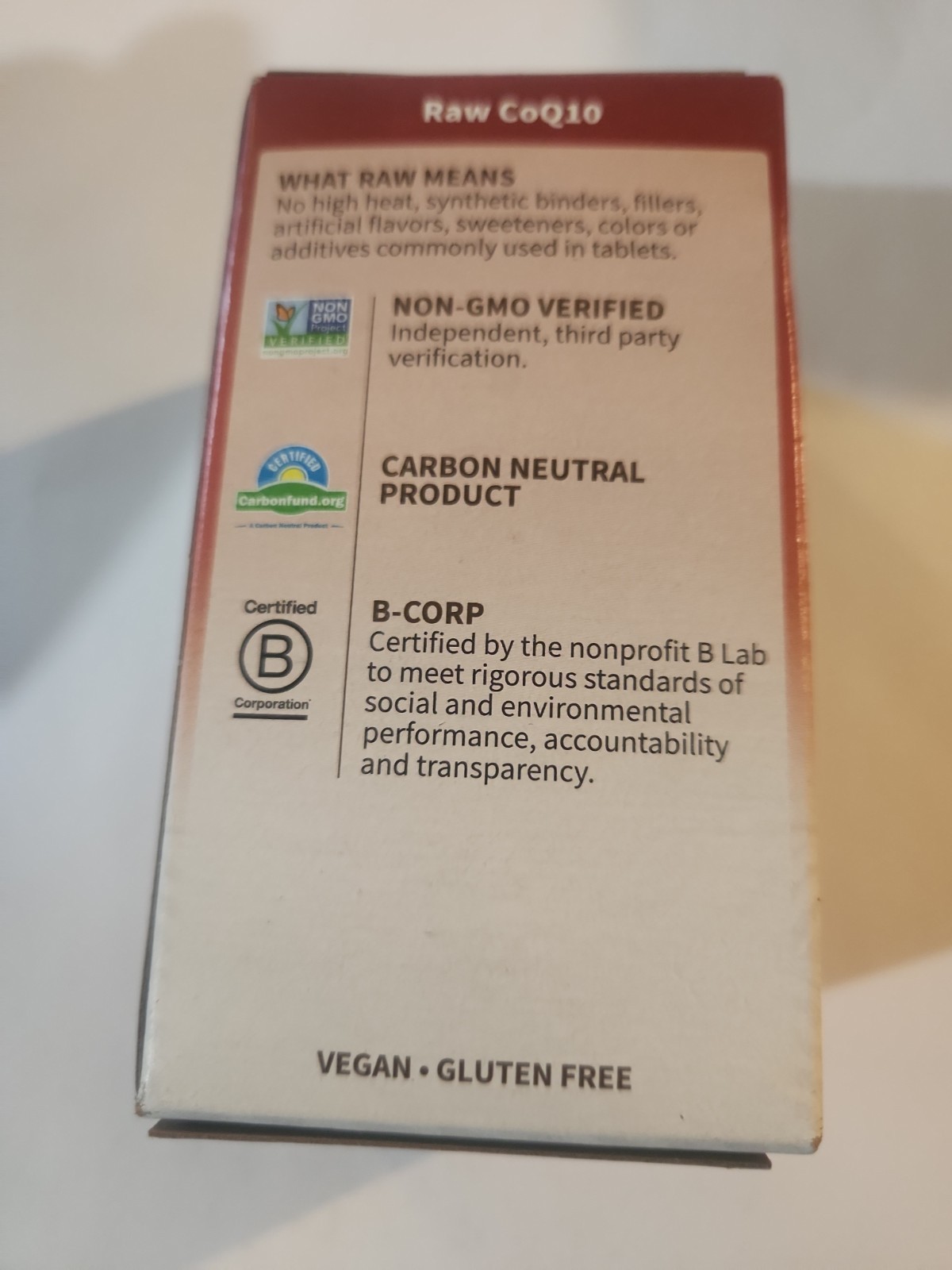 Garden of Life RAW CoQ10 200mg 60 Vegan Capsules New Sealed Exp 02/2027