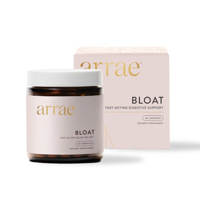 Arrae Bloat, Fast Acting Bloating Support Dietary Supplement Capsules – 40ct