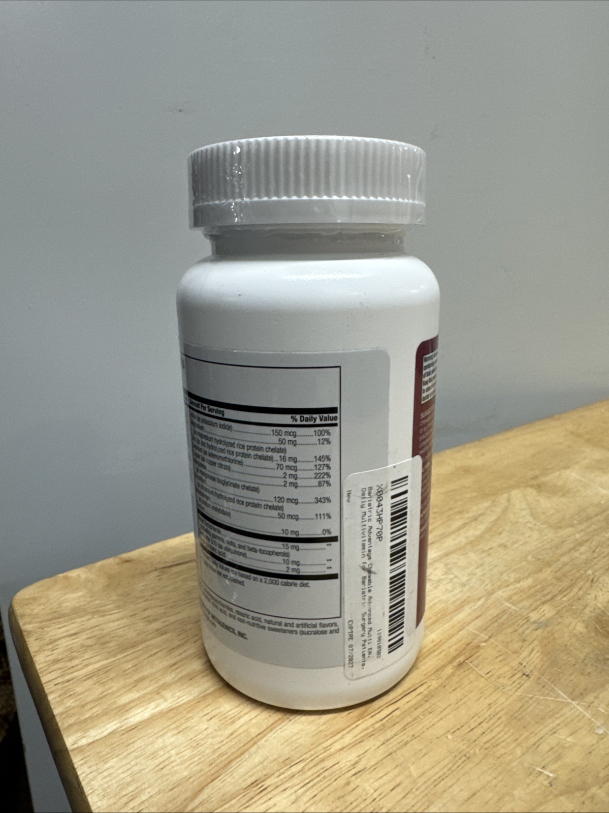 Bariatric Advantage Chewable Advanced Multi Ea, High Potency Daily Multivitamin