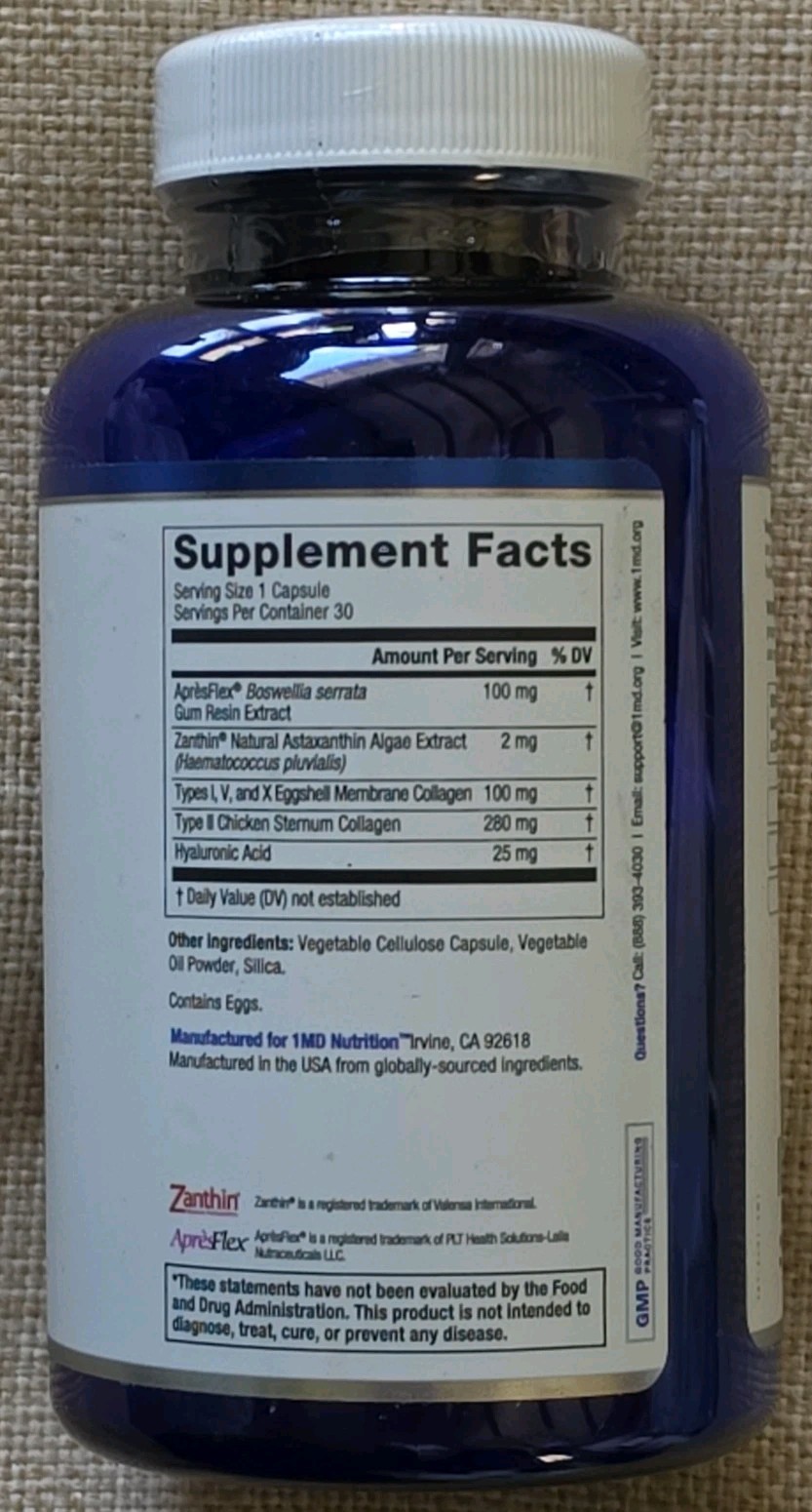 1MD Nutrition MoveMD – Health Supplement for Joint, 30 Capsules