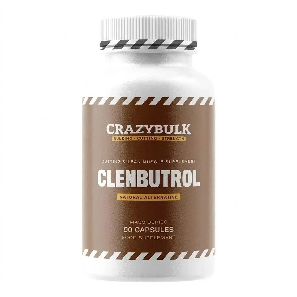 CrazyBulk CLENBUTROL -90 Capsules CUTTING & LEAN MUSCLE MUSCLE – Pack of 5