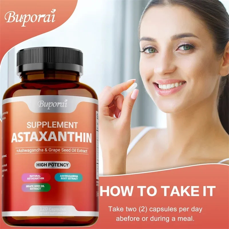 Astaxanthin 240pcs – Blood Circulation, Eye, Joint and Cardiovascular Health