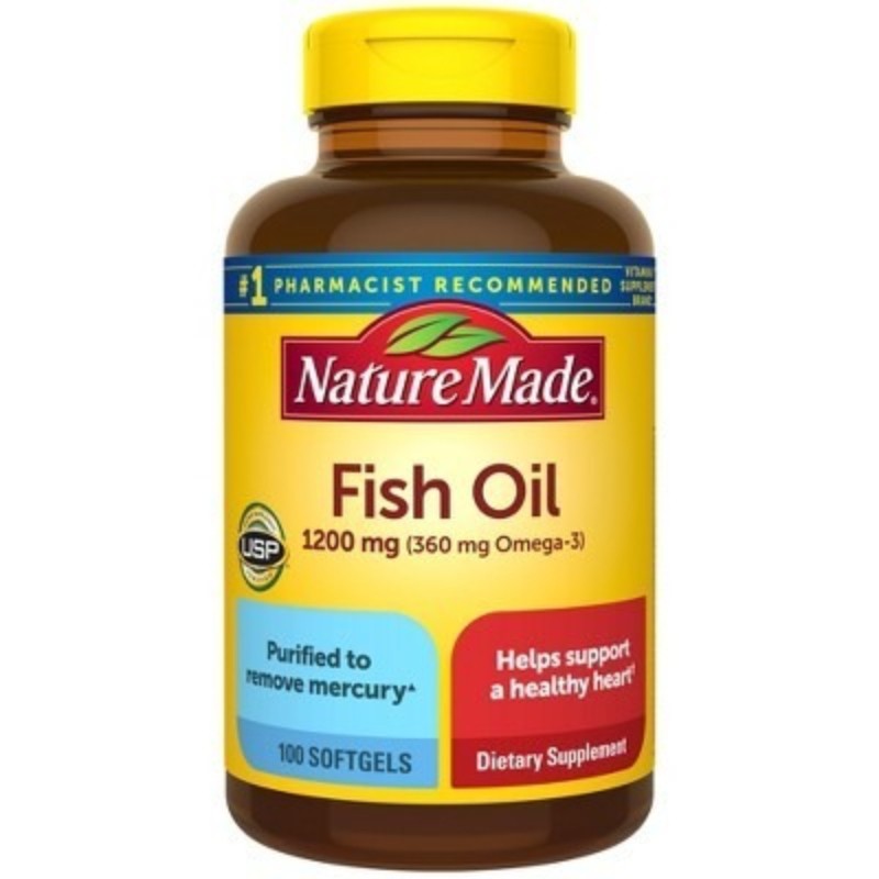 Nature Made Fish Oil Supplements 1200 mg Omega 3