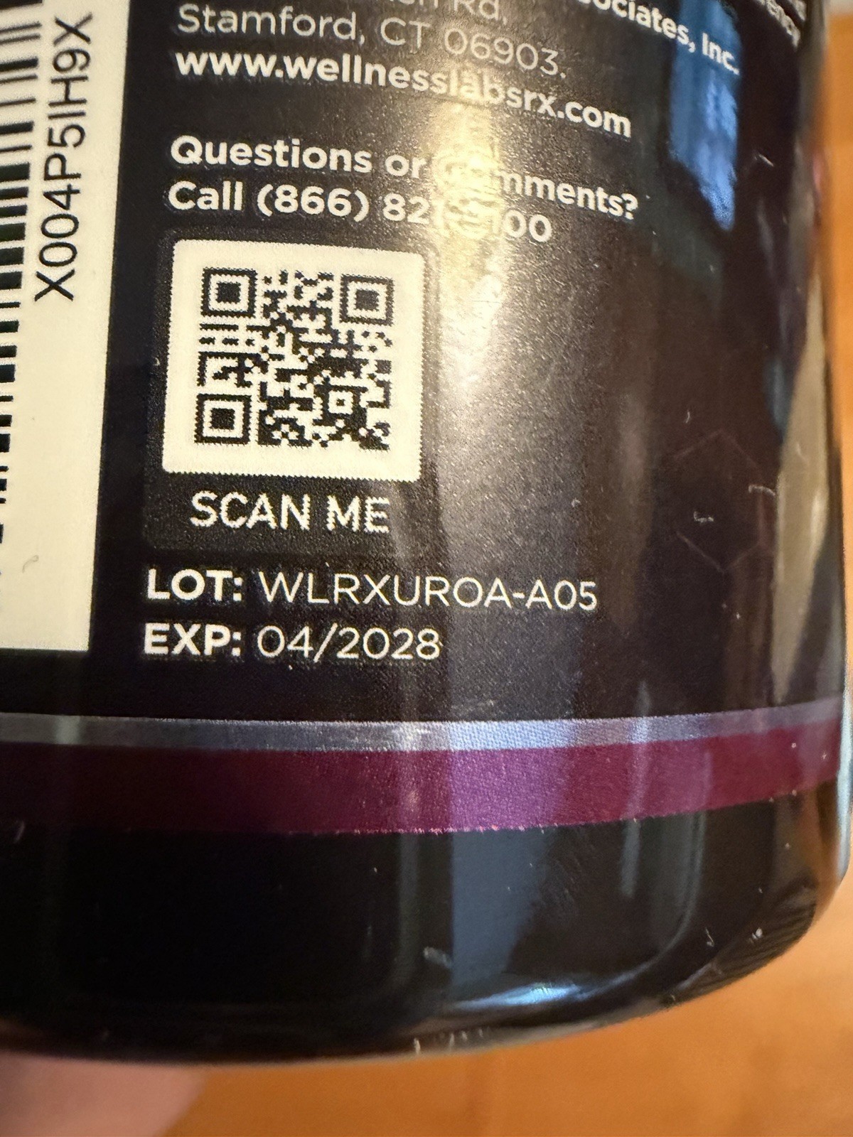 Wellness LabsRX Urolithin A 1000mg Liposomal Ultra Strength 120 Veggie Capsules