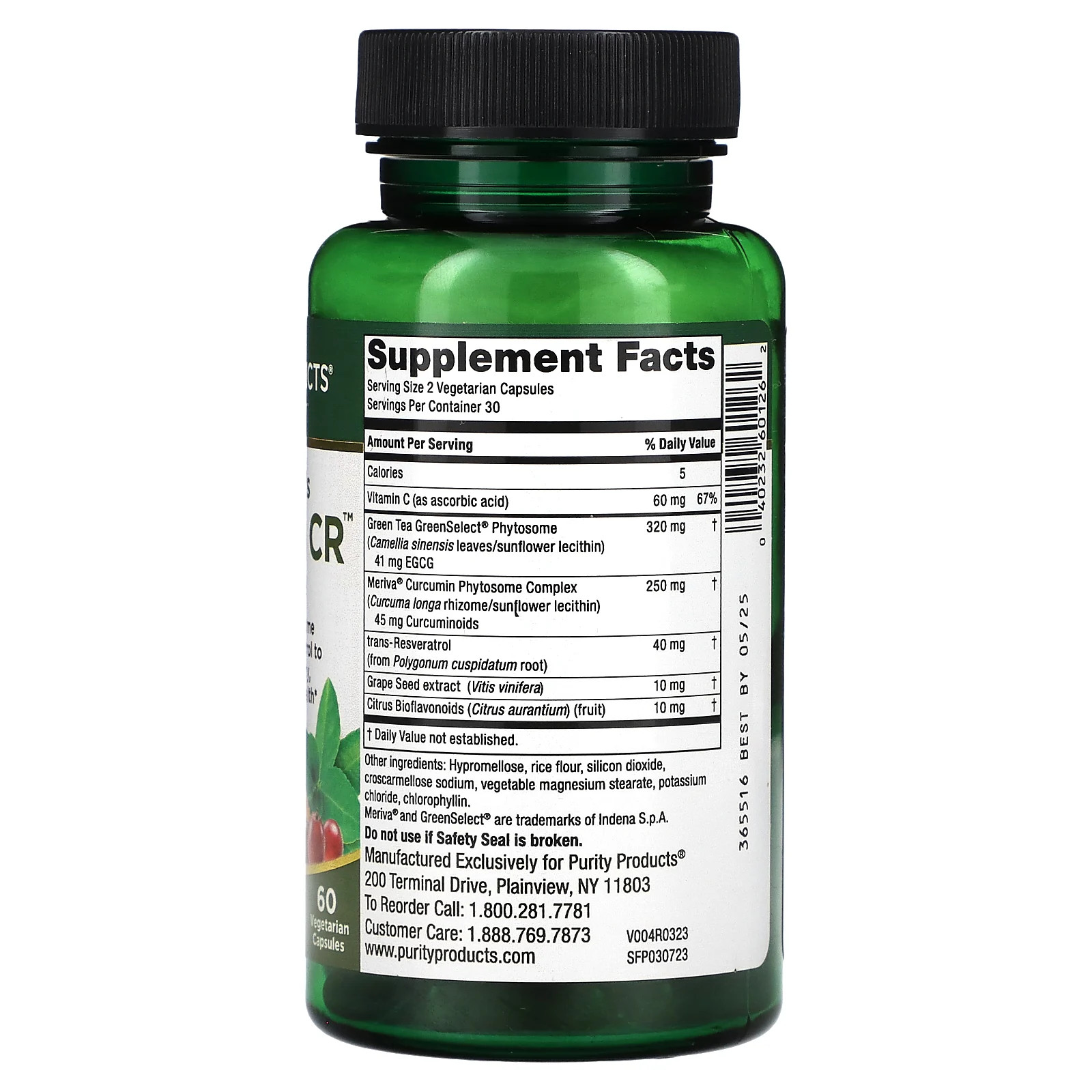 Chris Kilham’s Green Tea CR, Phytosome, 60 Vegetarian Capsules