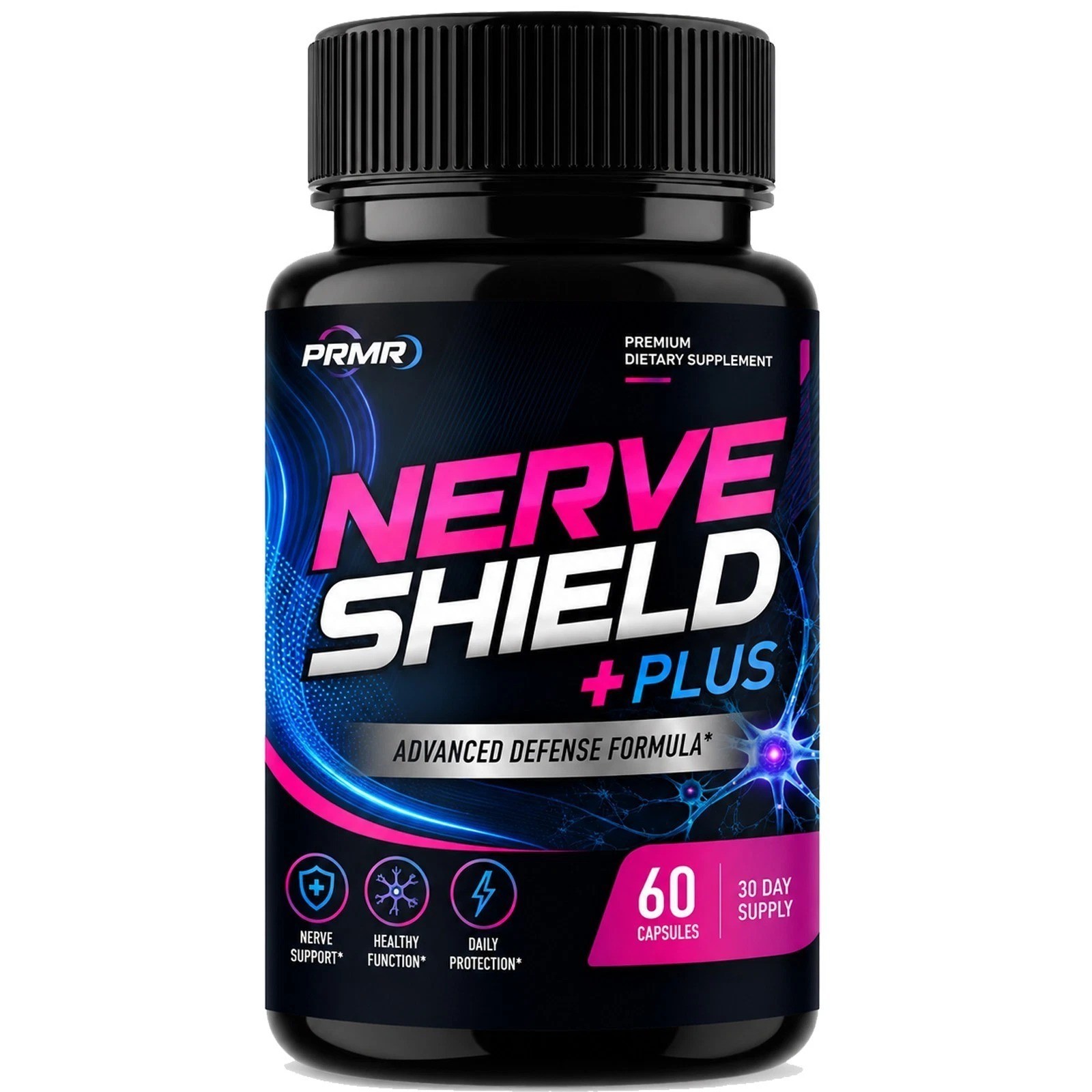 NerveShield + Capsule Advance Brain Health and Nerve Function Support ( 5 Pack )