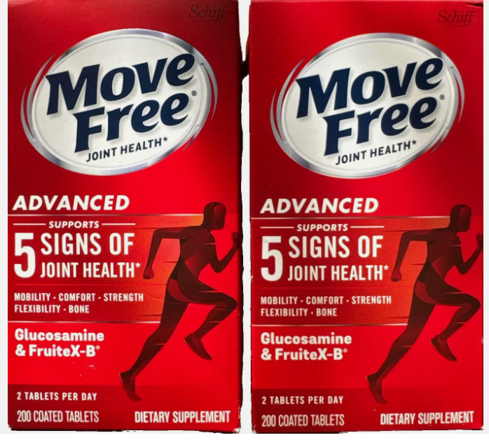 Schiff Move Free Advanced Joint Health – 200 Count, 2 Pack