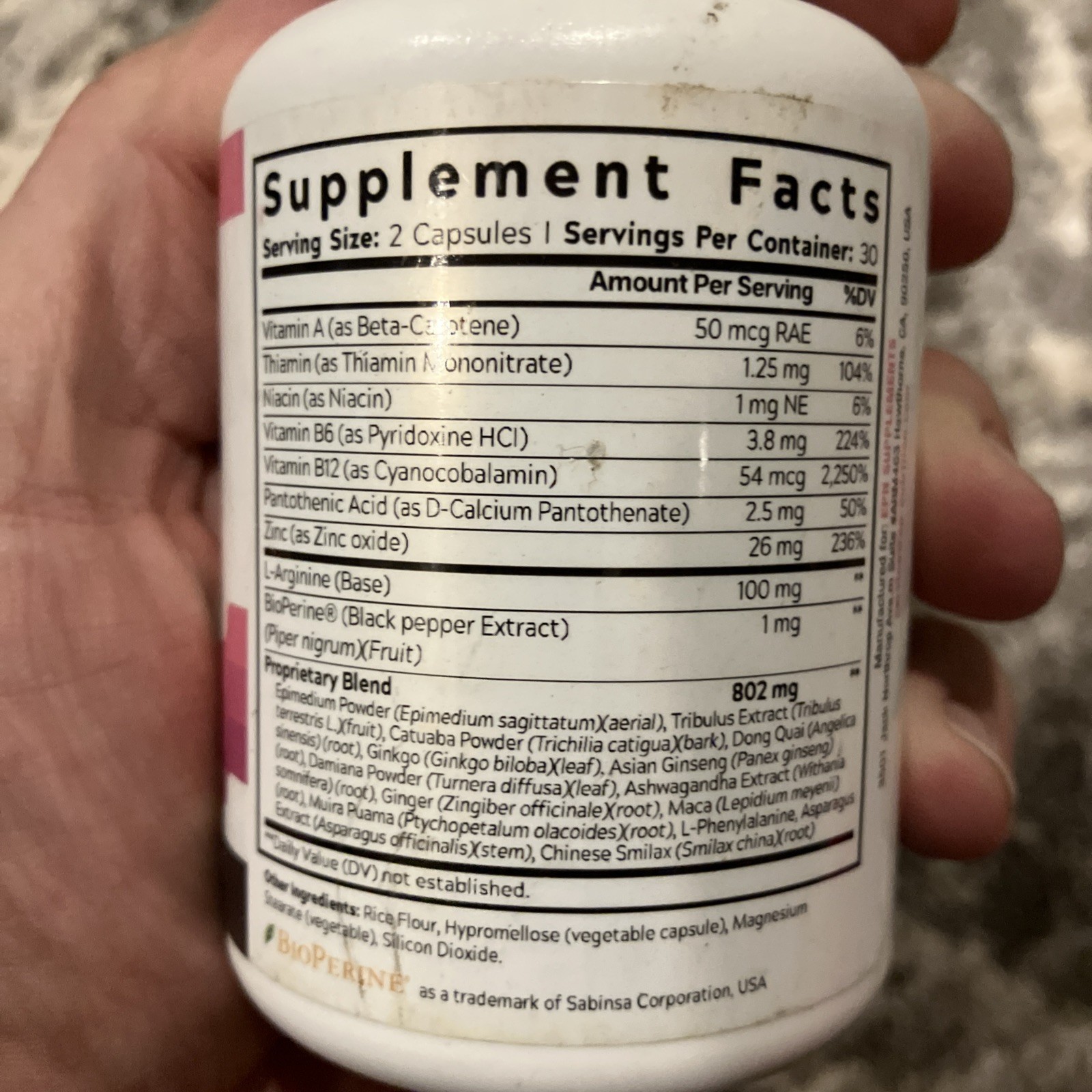 Harmony Glow LIBIDO BOOST Passion & Aphrodisiac Support For Adult Women 60 Caps