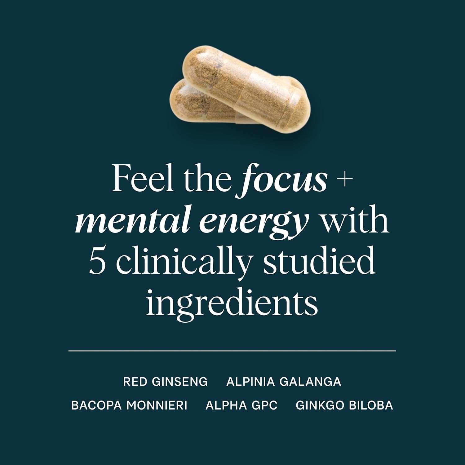 Ora Organic – Brain Health Supplement for Focus, Mental Energy + Memory