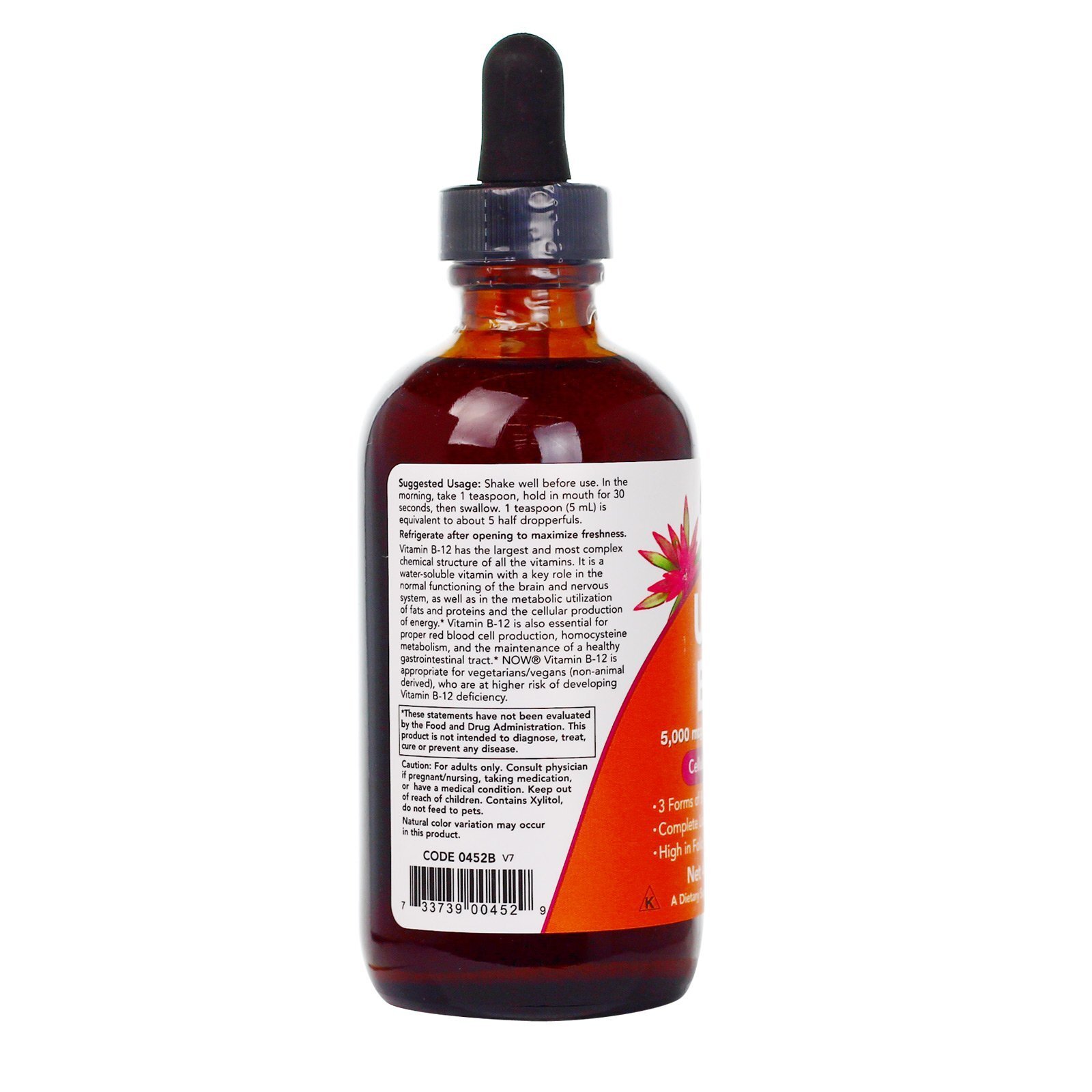 NOW FOODS Ultra B-12 Liquid – 4 oz.