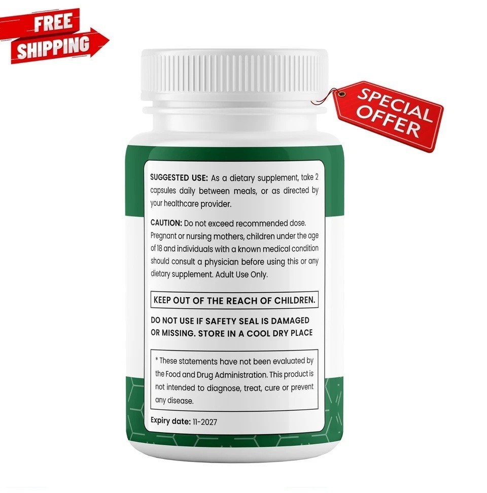 (5 Pack) Libonex Male Health Pills to Boost Performance Stamina & Endurance 60ct