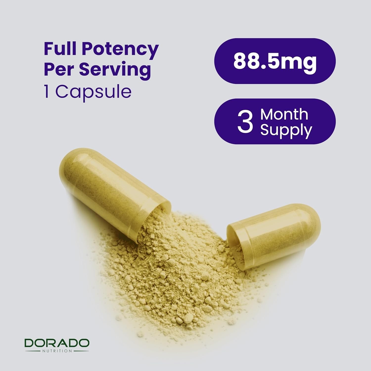 Dorado Saffron Supplement Nutrition 3 Month Supply Pure 88.5Mg Extract Women Men