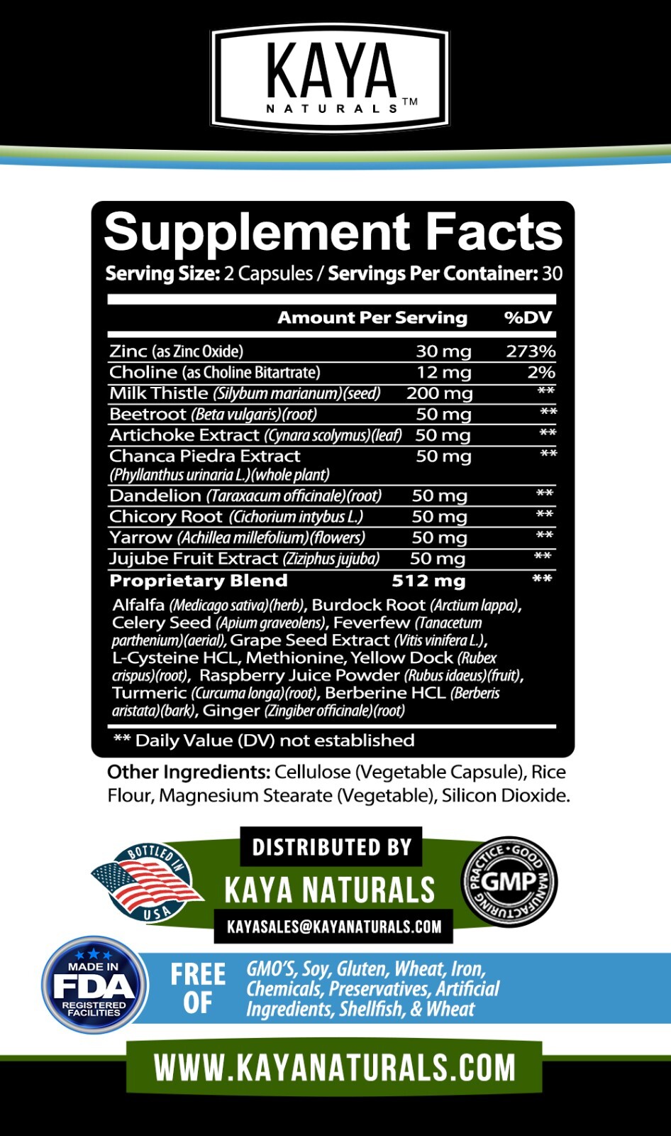(2 Pack) Liver Support 60Ct, Cleanse, Detox & Repair Formula 22 Herbs MilkThist