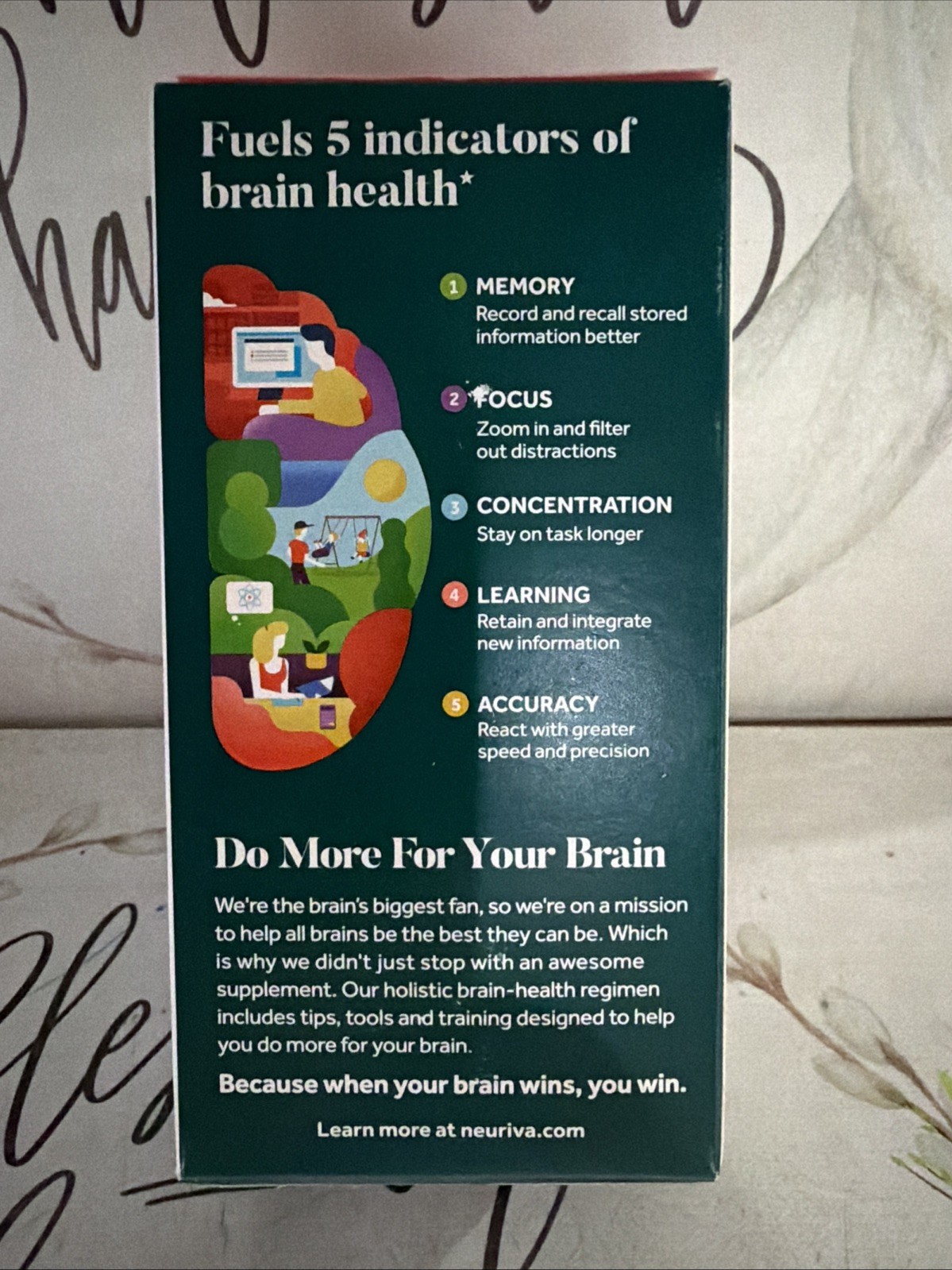 Schiff Neuriva Brain Health Original 30 Caps Exp:09/26