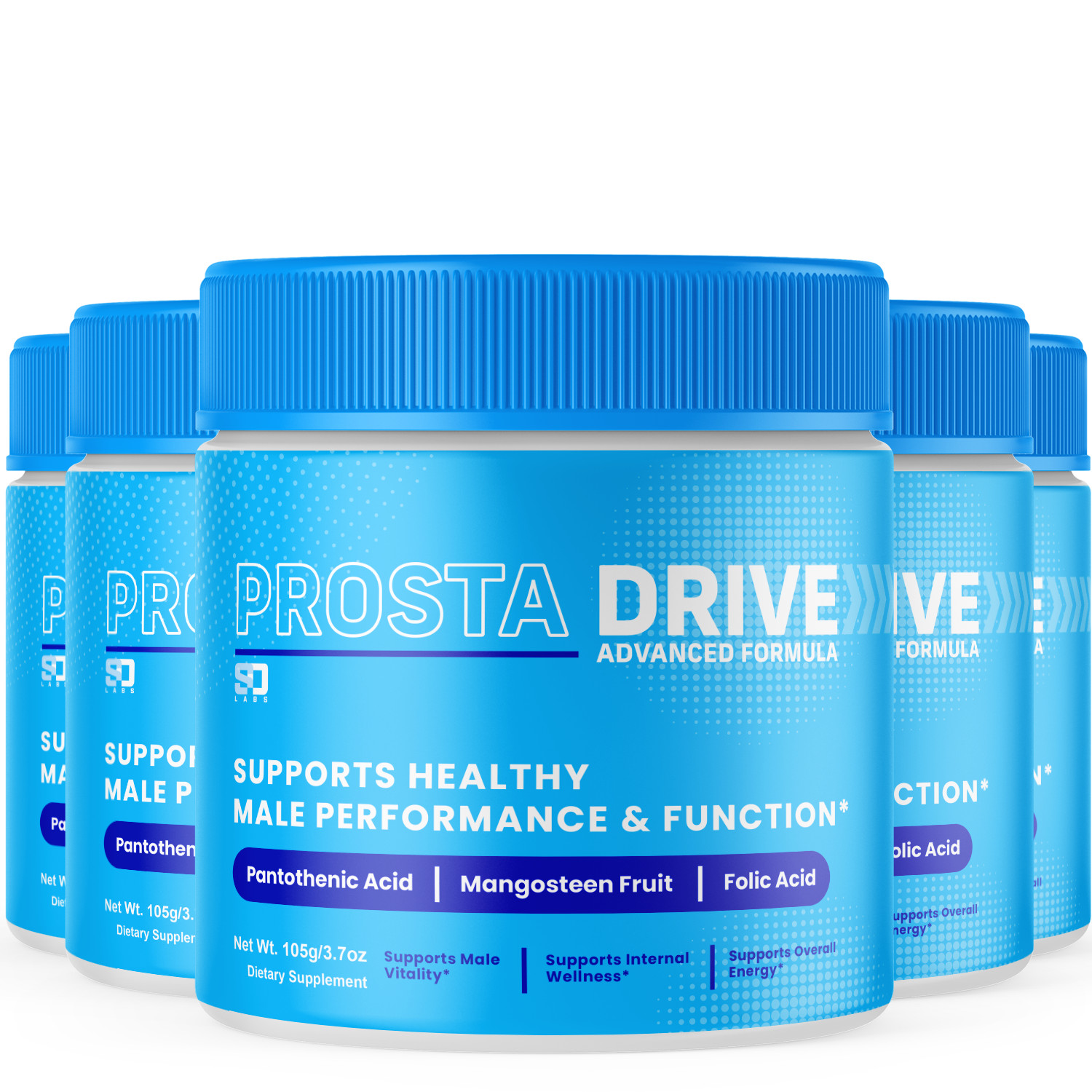 (5 Pack) Prosta Drive Powder – Enhances Energy, Male Vitality & Stamina