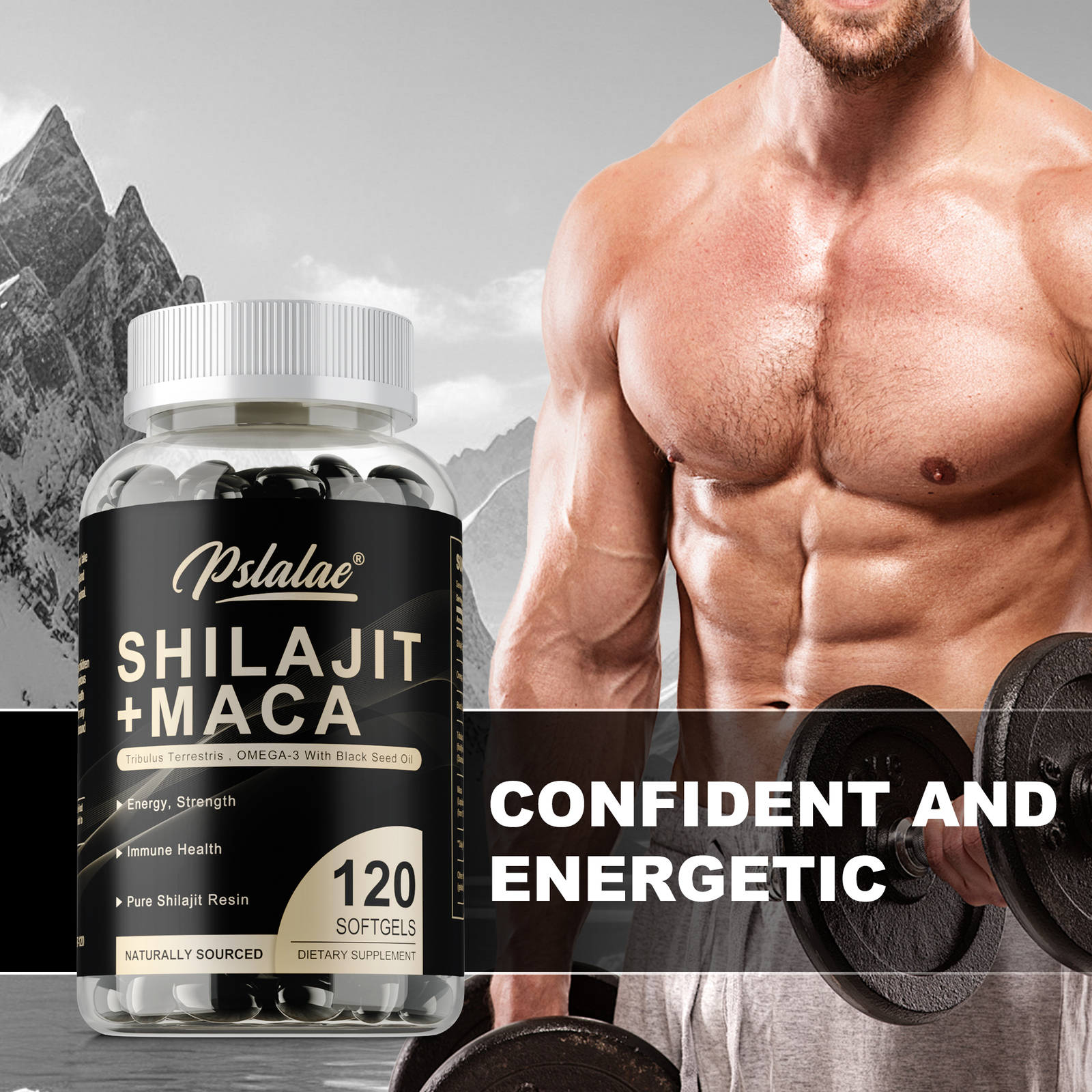 Shilajit + Maca – Enhance Energy & Endurance, Improve Concentration, Immunity