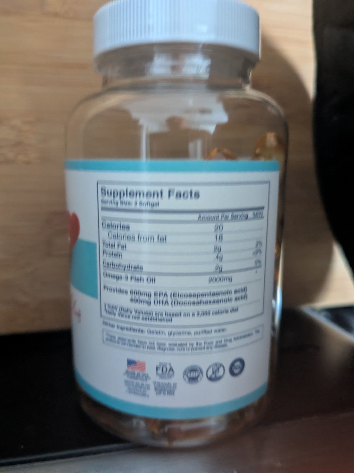 Eternal Spirit Beauty – Omega-3 fish oil 1000mg supports healthy heart