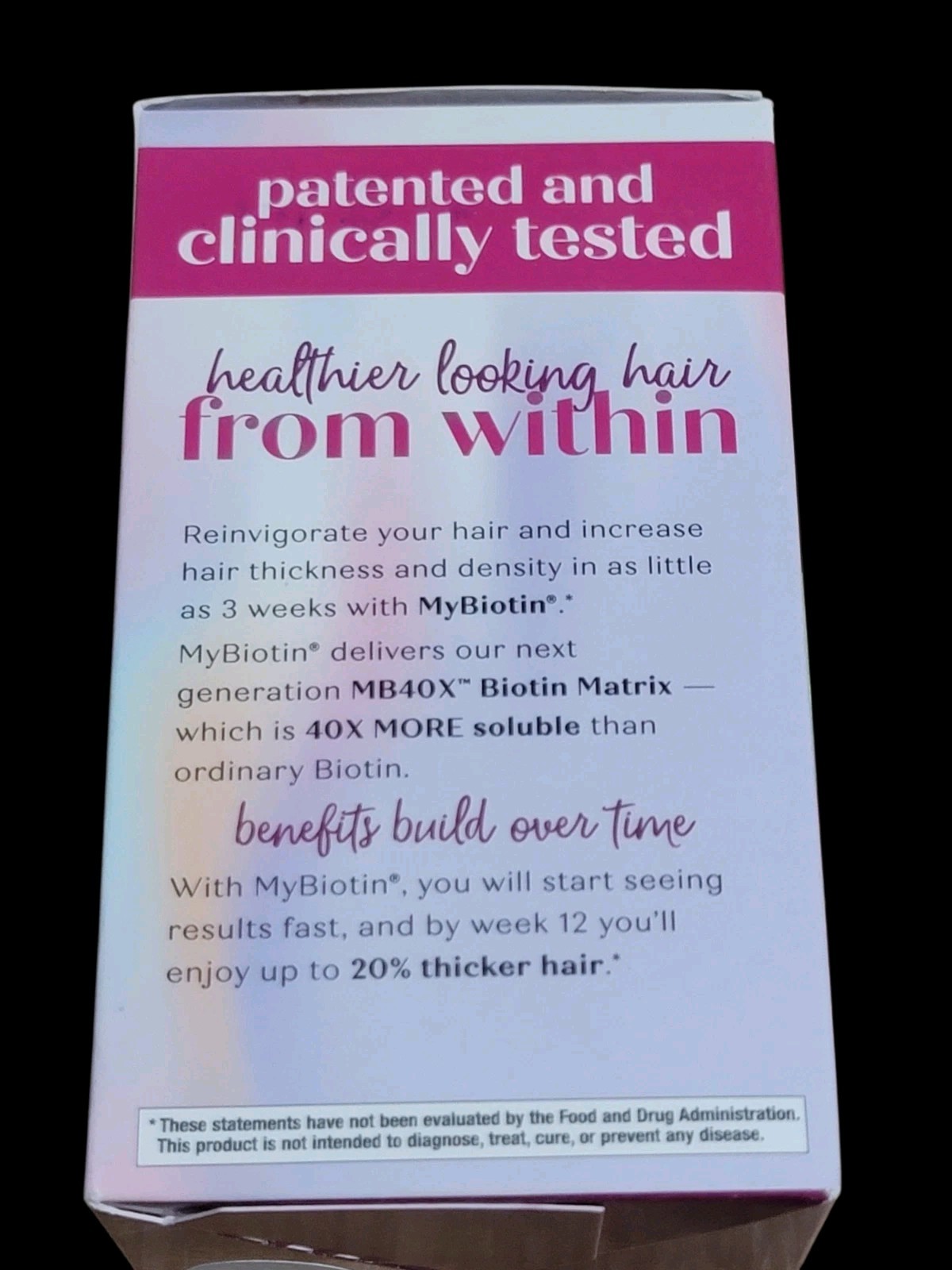 2X Purity Products My Biotin ProClinical MyBiotin Thicker Hair 30 Capsule 7/2026