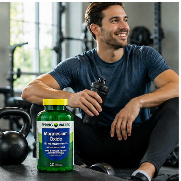 2-Pack Spring Valley Magnesium Supplement Tablet for Bone Health, 250mg 250ct
