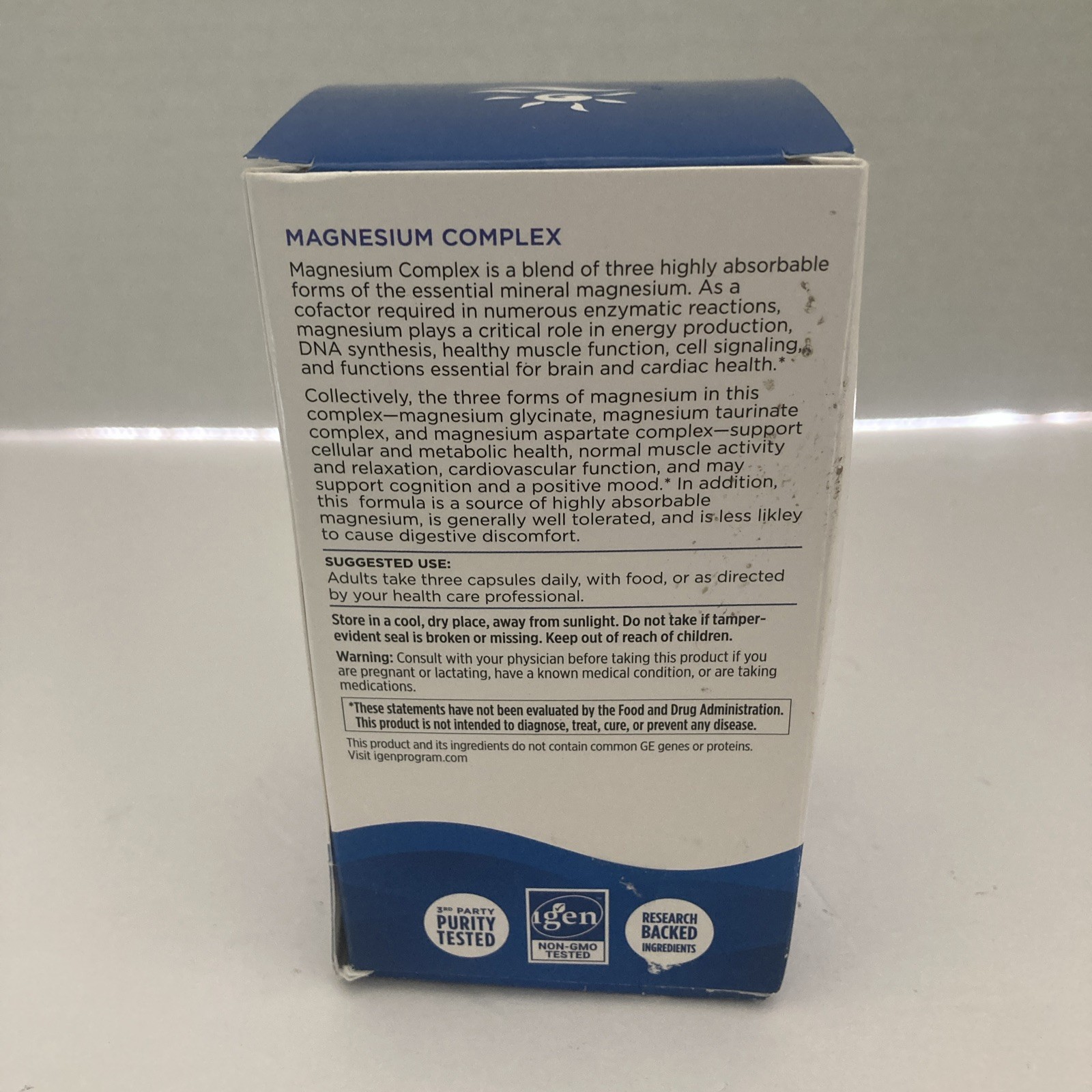 🌞 Nordic Naturals Magnesium Complex 90 Capsules, Exp 06/2027
