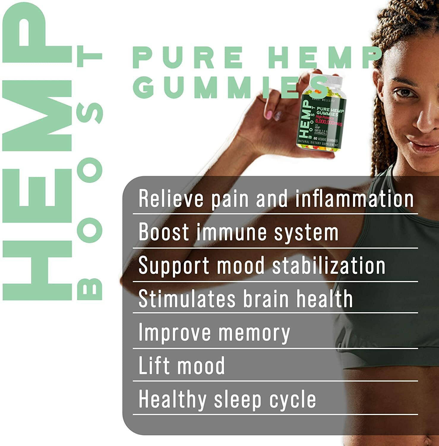 Vegan Natural Gummies – Relaxation, Sleep, and Pain Relief Support