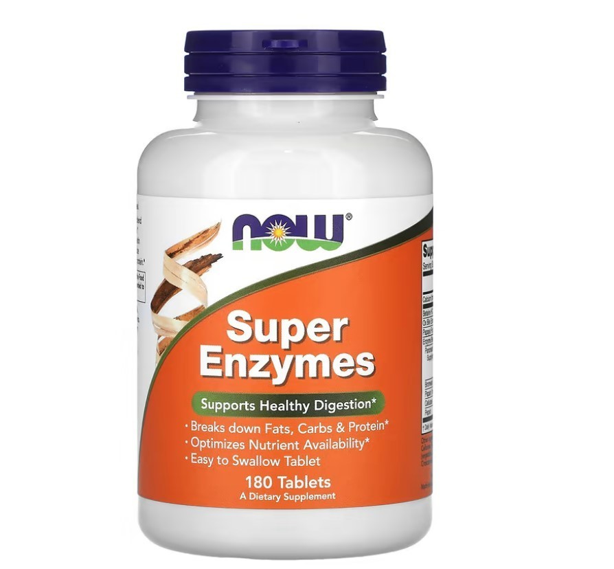 NOW Foods Super Enzymes Tablets – 180 Count