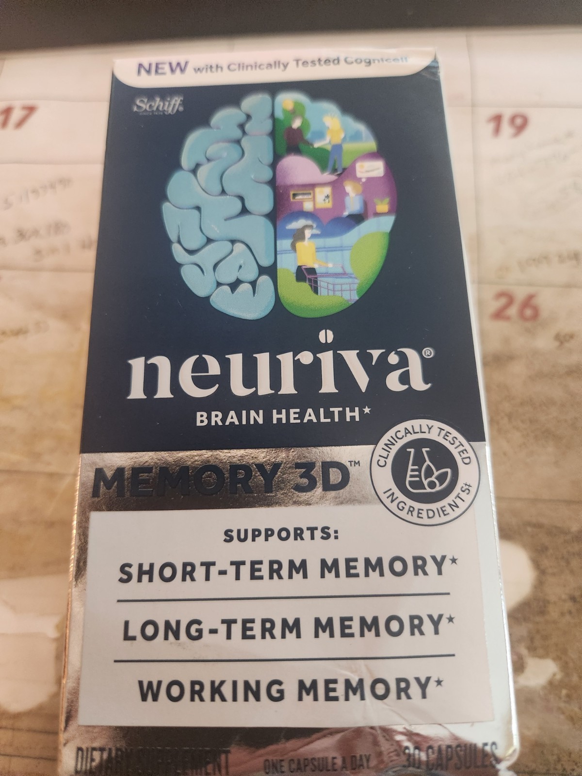 🎁 SCHIFF Neuriva Memory 3D Brain Health Nootropic S&L Term&Working AUTHENTIC 🎁