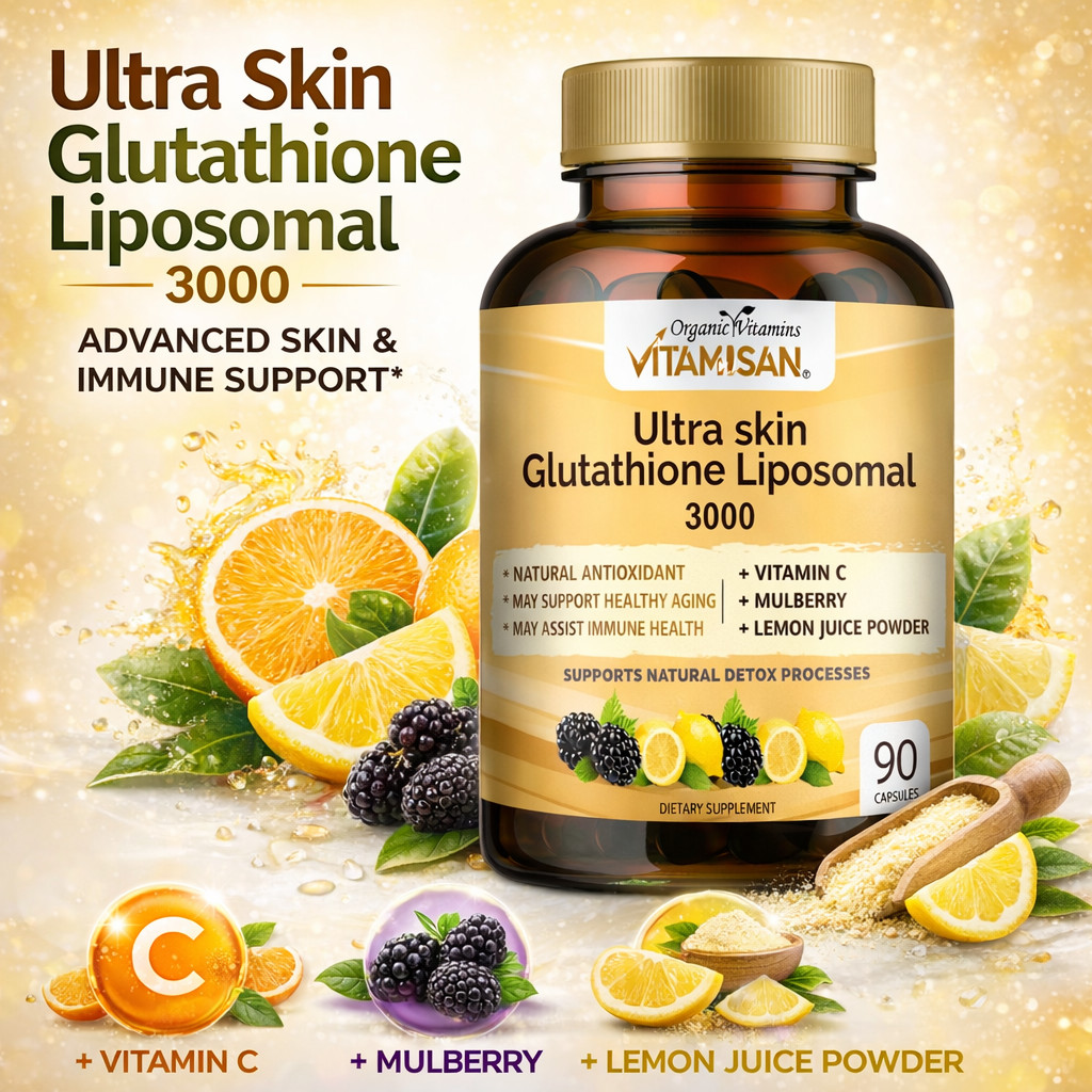 Glutathione Liposomal 3000 + Vitamin C Antioxidant Support 90 Caps