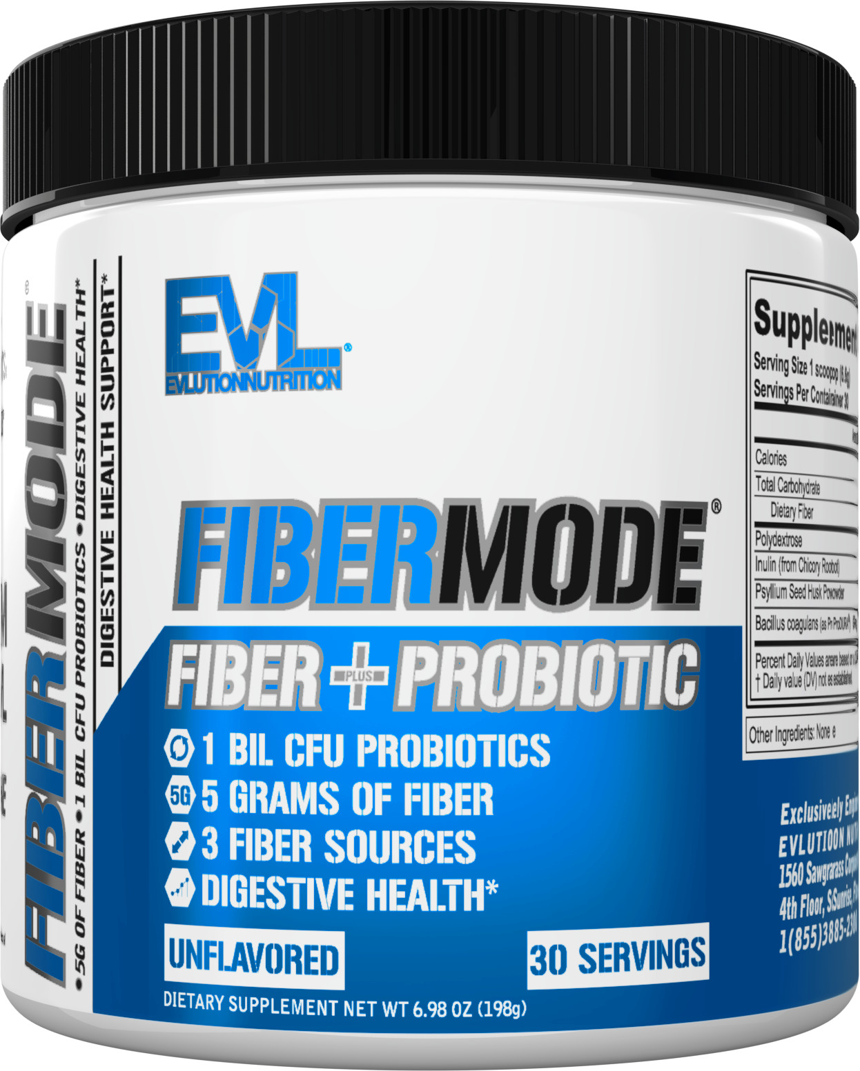 Evlution Nutrition FiberMode – Fiber + Probiotic – 30 Servings