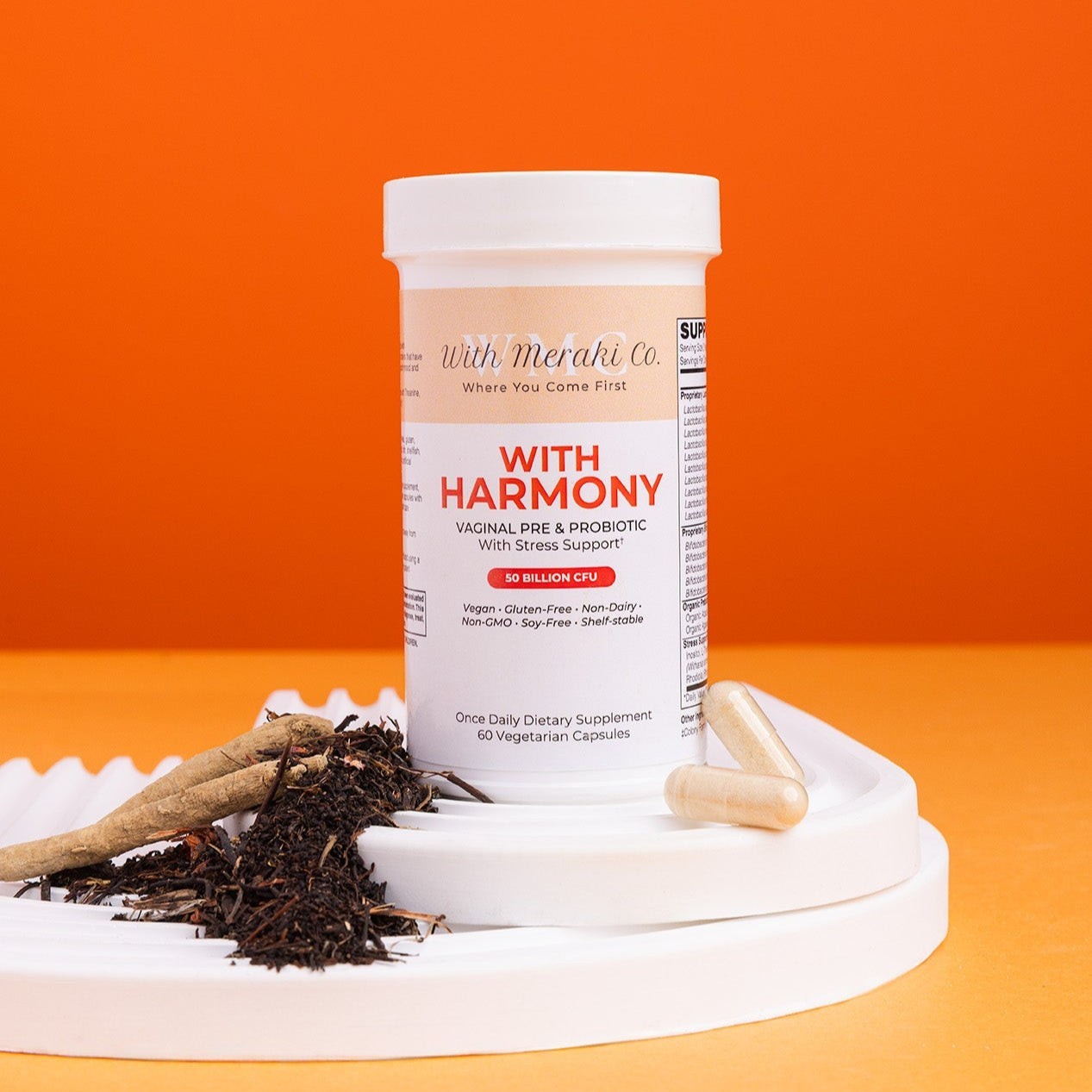 With Harmony Womans Vaginal Probiotics pH Balanced UT, Compare to Radiancy 60 CT