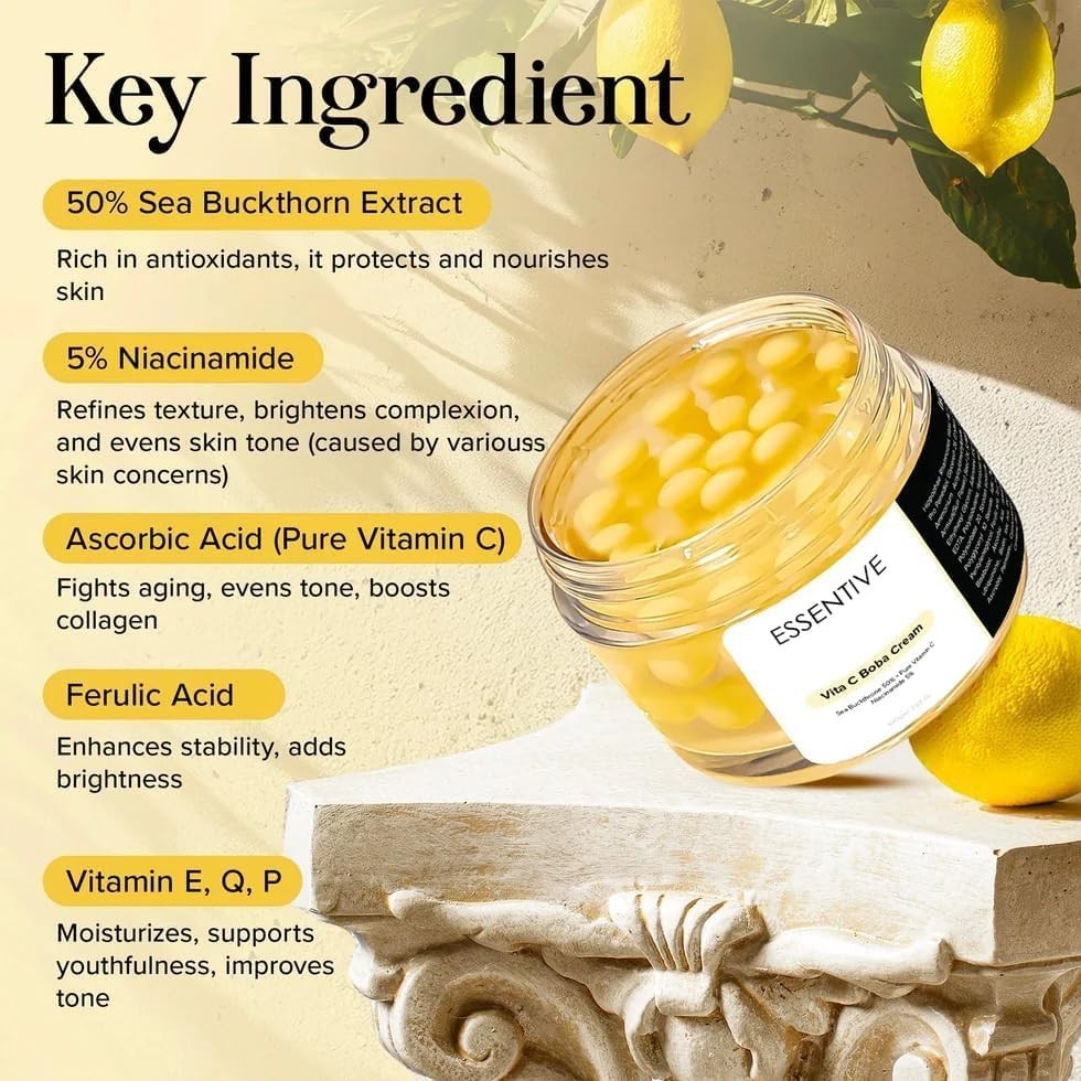 Deep Vitamin C Golden Capsule 100g | Moisturizer for Hydration, Brightening