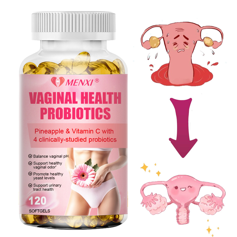 MENXI Vaginal Probiotics for Women pH Balance Prebiotics Lactobacillus Probiotic