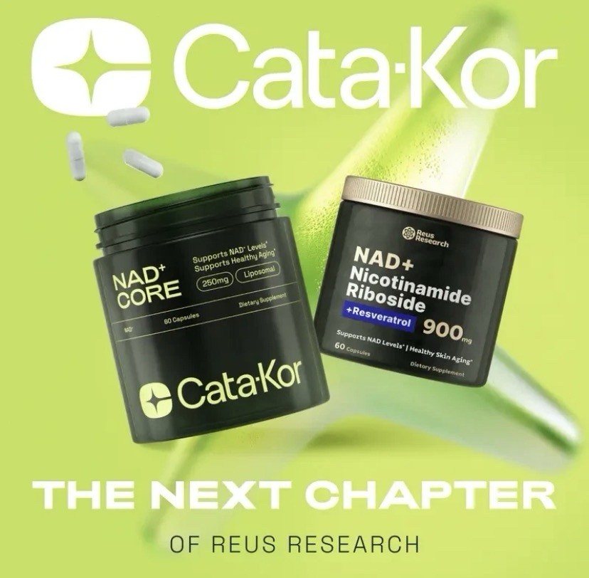 NAD+ Supplement 250mg Per Serving, 60 Capsules 30-Day Supply, Cata-Kor Advanced