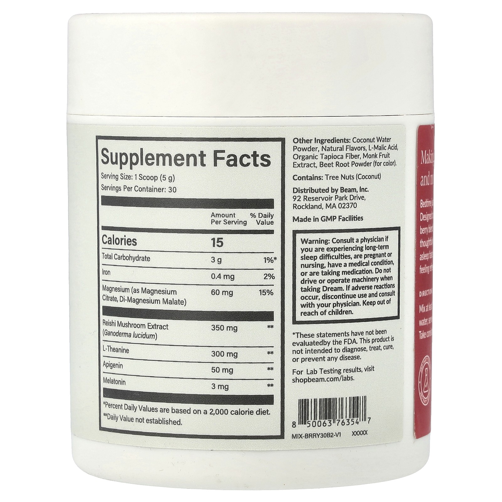 Dream, Cherry Berry, 5.29 oz (150 g)